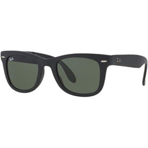 Ray-Ban Folding Wayfarer Glasses Matte Black G-15 Green 0RB4105-601S50