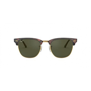 Ray-Ban Clubmaster Mock Tortoise on Arista G-15 Green 0RB3016F-W036655