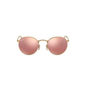 Ray-Ban Round Metal Matte Arista Light Brown Mirror Pink 0RB3447-112Z250