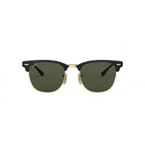 Ray-Ban Clubmaster Metal Black on Arista G-15 Green 0RB3716-18751