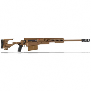 Accuracy International AX50 ELR .50 BMG 27" M24x1 Triple Port Brake 16" Forend Tube Dark Earth Folding Like New Demo Rifle 29030DE