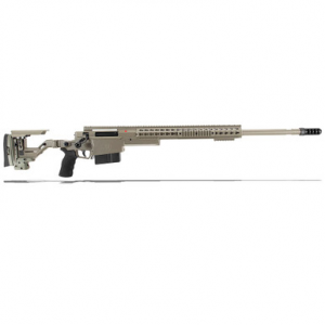 Accuracy International AXSR .338 Norma Mag Elite Sand 27" 3/4"-24 Bbl Like New Demo Folding Rifle w/Brake SR38N27MES