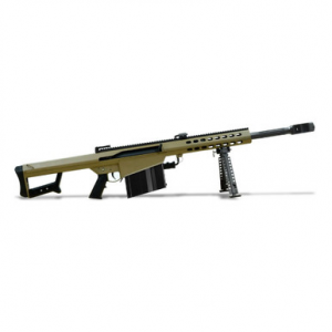 Barrett Model 82A1 CQ 50 BMG Rifle System Close Quarter 20" Barrel Tan Cerakote Showroom Demo 14030