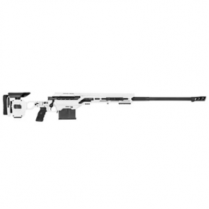 Cadex Defense Shadow Defense .375 CheyTac 29" 1:7" Twist Barrel Hybrid White-Black Rifle w/Muzzle Brake CDX40-DUAL-375-29-BR40-D2L4N-HWB
