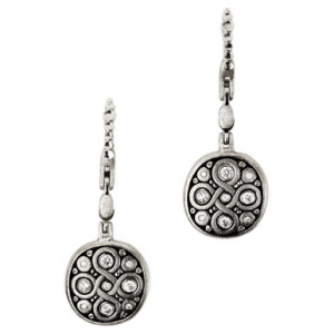 Alex Sepkus Platinum and Diamond "Celtic Spring" Earrings E-195PD