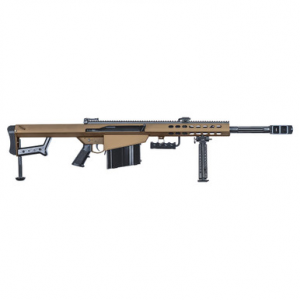 Barrett 82A1 50 BMG Coyote Brown 20" Fluted Bbl Rifle w/ 10Rd Magazine and Pelican Case 18860