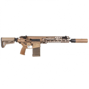 Sig Sauer MCX SPEAR SBR .277 SIG FURY/6.8X51 13" 1:7" Bbl Coyote 20rd Rifle w/ SLX68-MG-QD Suppressor RSPEAR-13B-277-SBR