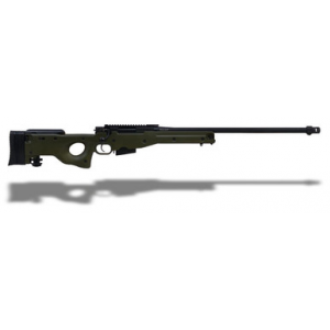 Accuracy International AW .308 26' Plain bbl,Std Brake, Pic Rail, Green Fixed, Butt Spike