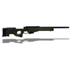 Accuracy International AW .308 20' Plain bbl, No Brake, Pic Rail, Fixed Stock, Green