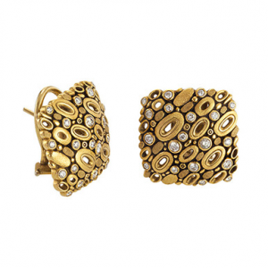 Alex Sepkus 18K and Diamond "Flying Ovals" Earrings E-63