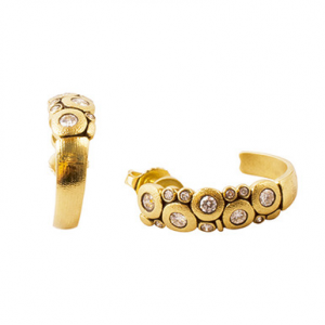 Alex Sepkus 18K and Diamond Large "Candy" Earrings E-123D