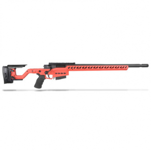 Accuracy International AT-X 6mm Creedmoor 26" 1:8" 5/8"-24 Threaded Bbl Fixed Stock Red Rifle 29824R2-FI-60C-26
