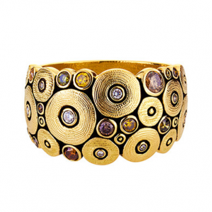 Alex Sepkus 18K and Diamond "Ocean" Ring R-110, 6.25
