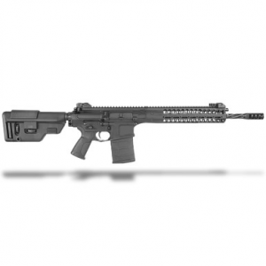 LWRC International LWRC REPR MKII 7.62x51 16" Spiral Fluted Bbl Blk Rear Charge Rifle REPRMKIIR7BF16