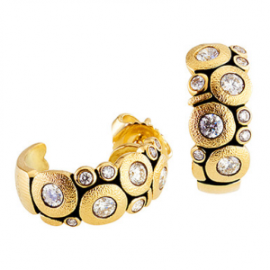 Alex Sepkus 18K and Diamond "Candy" Earrings E-122D