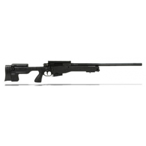 Accuracy International AT Rifle - Fixed Black Stock - 308 Win 24 inch non threaded bbl - SFP; Like New Demo