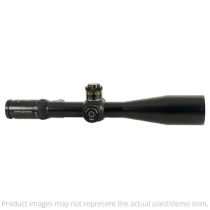 Schmidt Bender PM II 5-25x56 DT H2CMR .1 mrad Riflescope 677-911-922-90-68 - Tbrx Caps, Very Faint Ring Marks UA4085
