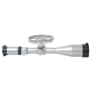 Schmidt Bender 12.5-50x56 FT Sport FT1 BDC H Illuminated reticle Silver + side wheel + adapter for elevation - with faint ringmarks UA1658