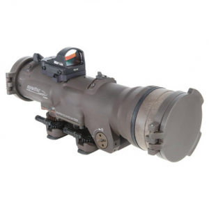 Elcan SpecterDR 1.5x/6x 7.62mm FDE Riflescope w/Flip Covers, ARD & 4MOA XOPTEK DFOV156-T2-x4