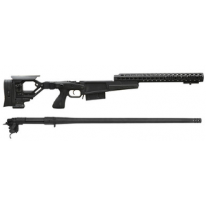 Remington Defense Remington 700P MLR 338 Lapua Mag with Accuracy International AX CIP Black Chassis/Barreled Action Kit Rem700p338-AX-BL