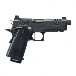 Staccato C Carry + Duty V3 C Optic Ready DLC Thr Bbl (Blk Al Flat Trig) w/ X-Series Serrs DLC/DLC TB Frm/Fnsh 15-1501-000312-01