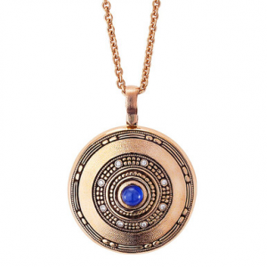 Alex Sepkus 18K Diamond "Circle" Pendant M-78D in Gold