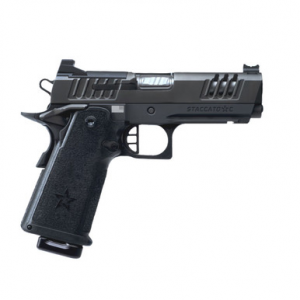Staccato C Carry + Duty V3 C Optic Ready Stainless Thr Bbl (Blk Al Flat Trig) w/ X-Series Serrs DLC/SS TB Frm/Fnsh 15-1501-000212-01