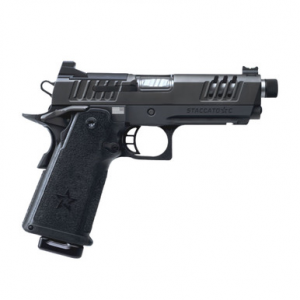 Staccato C Full Size Grip Carry + Duty V3 C Optic Ready Stainless Thr Bbl (Curv Trig) w/ X-Series Serrs DLC/SS TB Frm/Fnsh 15-1501-000204-01