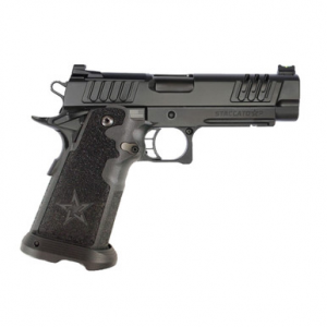 Staccato P Duty V2 9mm DLC/DLC TB P Optic Ready Dlc Threaded Barrel Tac Texture Grip With X-Series Serrations 12-1200-000303-01