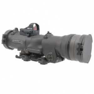 Elcan SpecterDR 1.5x/6x 5.56mm FDE Riflescope w/Flip Covers, ARD, A.R.M.S. & 4MOA XOPTEK DFOV156-F1-X4