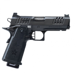 Staccato C Carry + Duty V3 C Optic Ready Stainless Threaded Barrel (Flat Trig) DLC/SS TB Frm/Fnsh 15-1501-000212