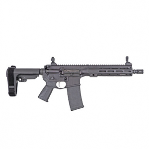 LWRC International LWRC ICMKII 5.56mm 10" 1/10 1/2x28 Black Pistol w/SBA3 Brace ICMKIIP5B10SBA3