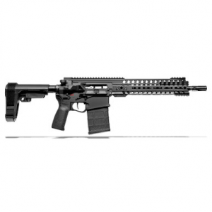 Patriot Ordnance Factory POF Revolution .308 Win 12.5" Bbl Black Pistol w/11.5" Rail, Piston Gas Block, and SB-A3 Brace 01391