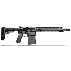 Patriot Ordnance Factory POF Revolution DI .308 Win 12.5" Bbl Black Pistol w/11.5" Rail, Dictator Gas Block, and SB-A3 Brace 01599