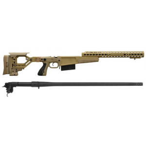 Remington Defense Remington 700P MLR 338 Lapua Mag with Accuracy International AX CIP Pale Brown Chassis/Barreled Action Kit