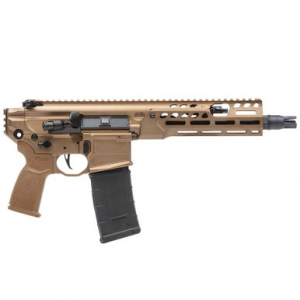 Sig Sauer MCX SPEAR-LT .300 Blackout 9" 1:5" Bbl Coyote Brown Pistol w/(1) 30rd Magazine PMCX-300B-9B-LT