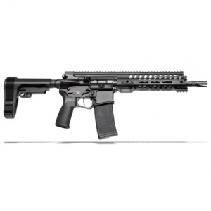 Patriot Ordnance Factory POF P415 .300 Blackout 10.5" Bbl Black Pistol w/9" Rail, 5 Position Piston Gas Block, and SB-A3 Brace 01513