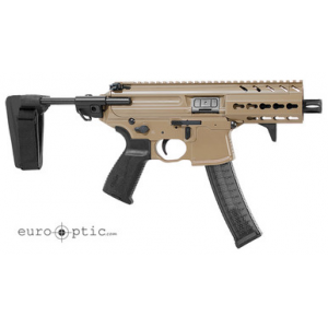 Sig Sauer MPX 9mm 4.5" FDE Pistol with PSB