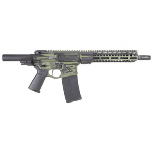 Seekins Precision CQ PDP .223 Wylde 10.5" 1:8" 1/2"x28 TPI Bbl BW OD Green Pistol 0011300099-ODGBW