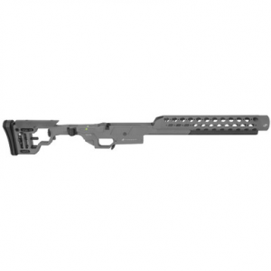 JP Enterprises JP APAC Rem 700 SA Right Folding Grey Teflon Finish Chassis w/Arca-Swiss Adapter, and Handguard JPAPAC2-CHASSIS-ARF in Gray