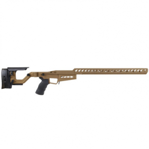 Accuracy International AT-X AICS SA Long Chassis Rem 700 Dark Earth Folding Stock 29642FO-DE in Flat Dark Earth