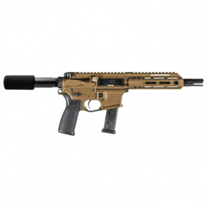 Christensen Arms CA9MM 9mm 7.5" 1:10" M-LOK Burnt Bronze AR Pistol 801-11033-01