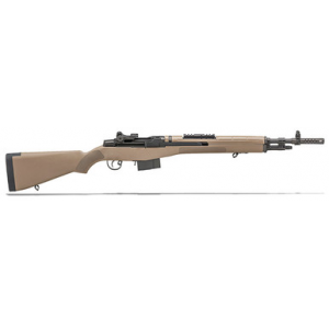Springfield Armory Scout Squad M1A 7.62mm Flat Dark Earth Composite Stock, Carbon Barrel Rifle AA9120