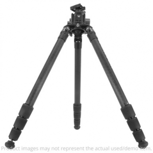 Vortex Radian Carbon with Ball Head Tripod Kit w/Ball Head, Counterweight Hook, SS Spike Feet, Multi-Tool, Carry Case, QR Plate, and (3) Hex