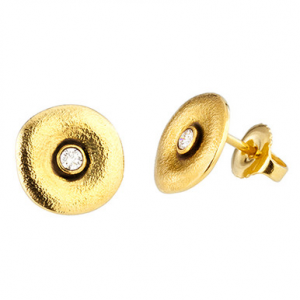 Alex Sepkus 18K and Diamond "Orchard" Stud Earrings E-172D