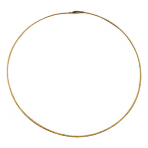 Alex Sepkus 18K 18" Cable Necklace with Crocodile Clasp in Gold