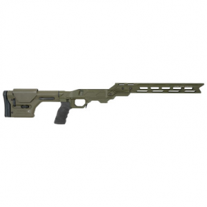 Cadex Defense Field OT OD Green Chassis for Remington 700 SA DSSF 3.055" Mag. with Competition Forend Upgrade STKFOT-REM-RH-SA-ODG in Olive Drab