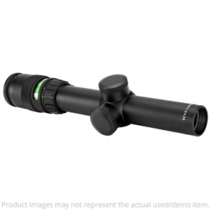 Trijicon AccuPoint 1-4x24mm SFP Crosshair w/Green Dot 30mm Matte Blk Riflescope TR24-C-200071 - Excellent Condition UA4510