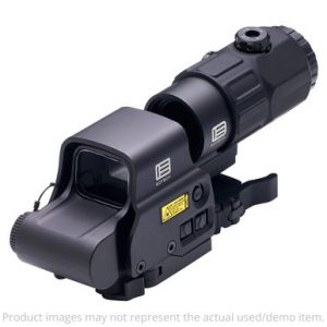 EOTech Holographic Hybrid Sights Complete System w/ EXPS3-4 HW S, G45 Magnifier and STS Mount w/ Quick Detach HHS V - Excellent Condition UA4331