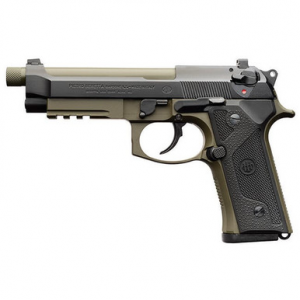 Beretta M9A3 9mm Dbl/Sngl 10rd Type F Green/Black Pistol w/ 3 mags J92M9A31